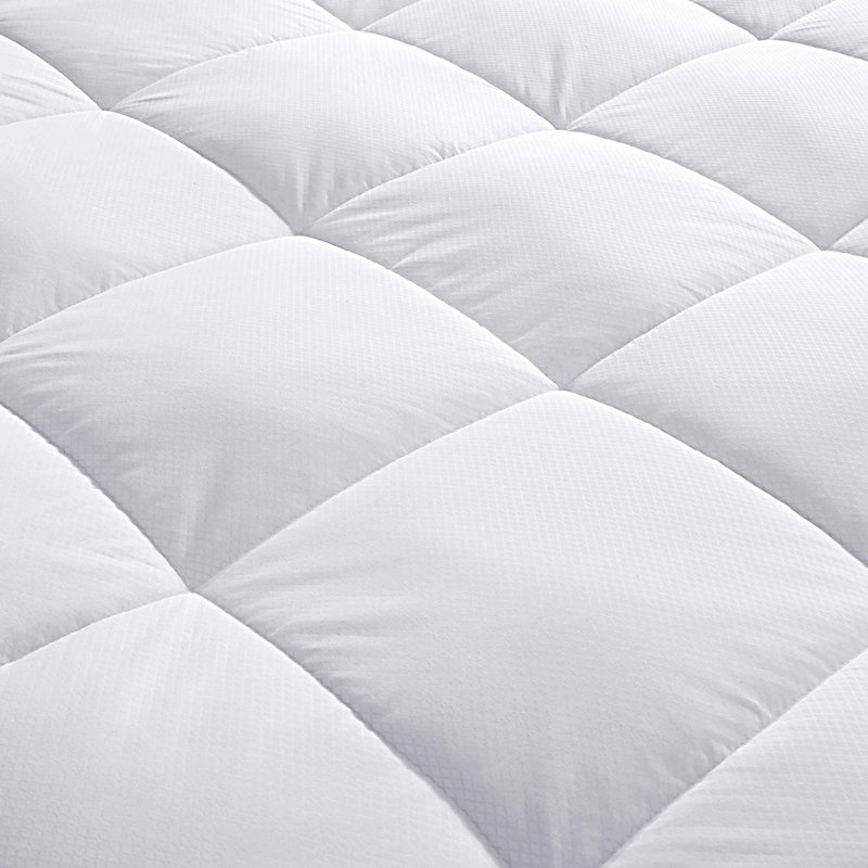 King White Down Waterproof Featherbed Mattress Topper