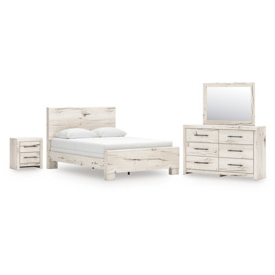 Lawroy Panel Bed, Dresser, Mirror and Nightstand by Gracie Oaks