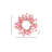 13" Pink Blossom Candle Ring
