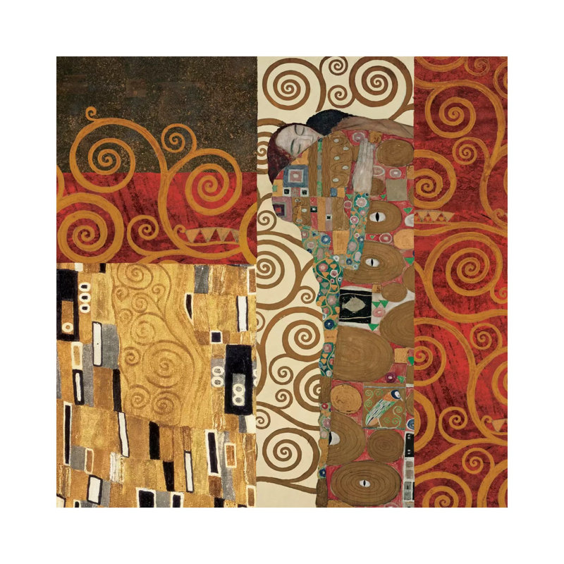 Klimt Details by Gustav Klimt - Wrapped Canvas Print, 93.98 cm H x 93.98 cm W x 1.91 cm D