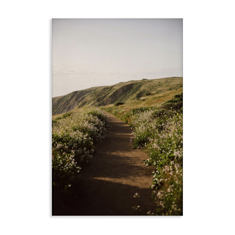  «Path» par Beach Coast, art mural sur toile par Crystal Lynn Collins, H 24 po x l 16 po