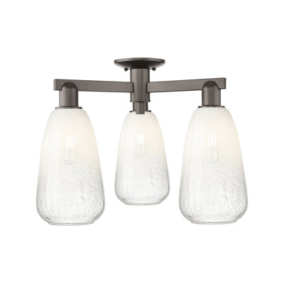 Jacquette - 3 Light Semi-Flush Mount