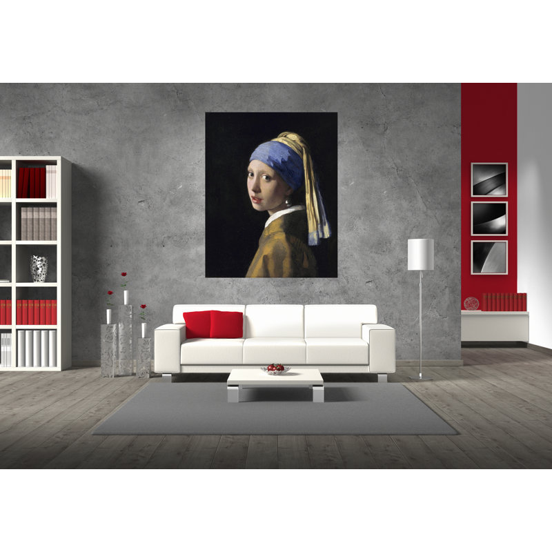Girl With The Pearl Earring by Johannes Vermeer - Wrapped Canvas Print, 61cm H x 41cm W