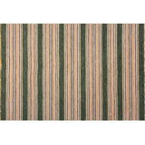 Hawkstor Castle Wool Striped Area Rug in Green
