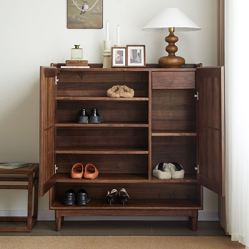 Retro large storage shoe cabinet