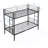 METAL BUNK BED BLACK