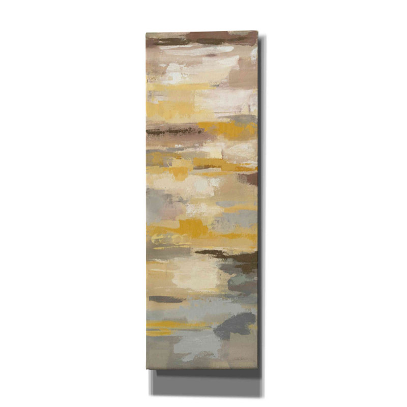 «Etsuko Earth Abstracts I» par Silvia Vassileva, H 36 po x l 12 po x P 1,5 po