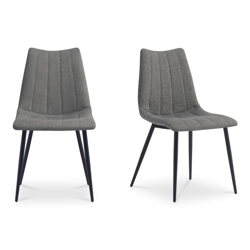 Upholstered Dining Chair, Gray