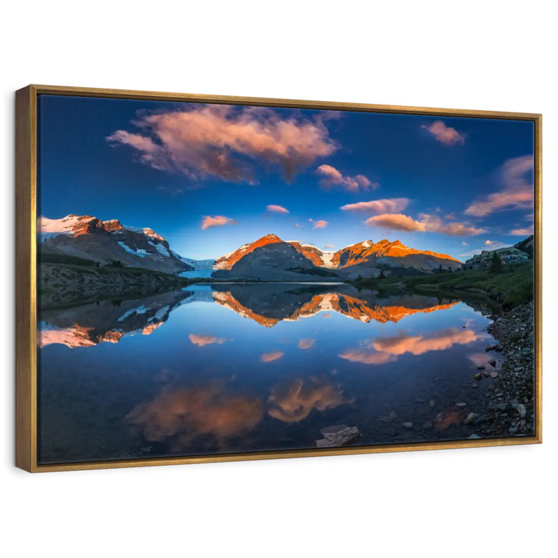 Parc national Jasper, Cadre flottant doré, 13 po x 9 po