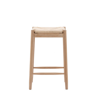 Crocker Upholstered Counter Stool with Solid Wood Frame