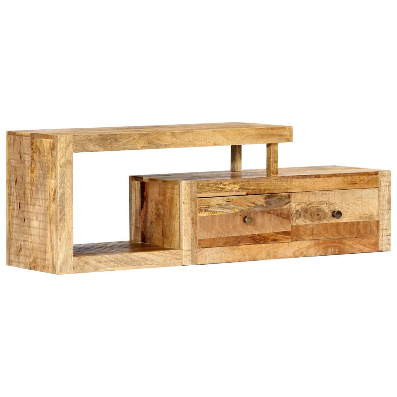 Kiernan Unfinished TV Stand for TVs up to 32", Natural