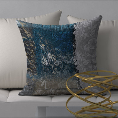 Abstract Throw Pillow