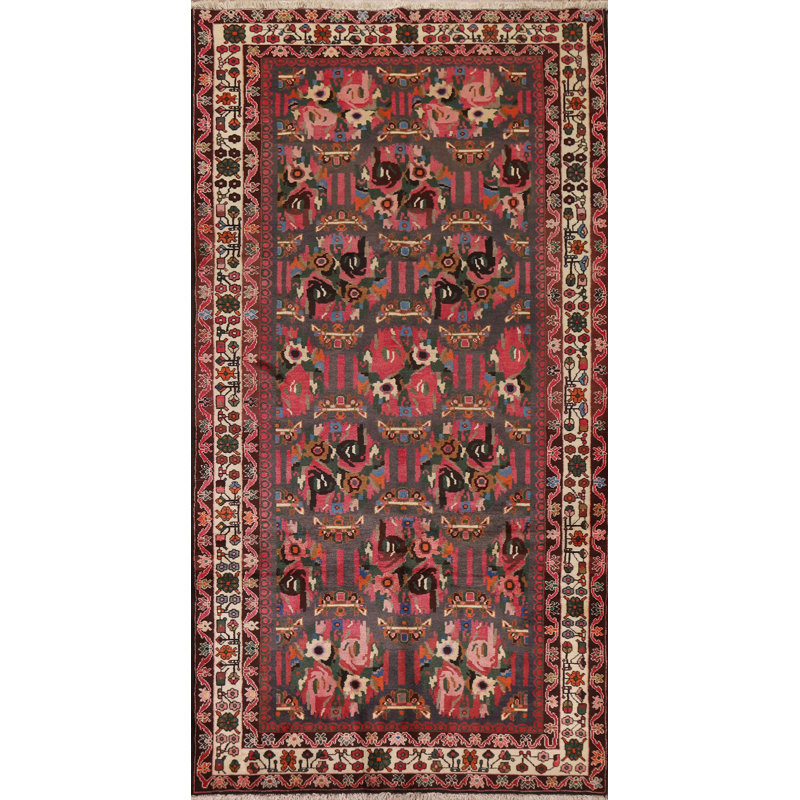 Tapis rétro de style persan Bakhtiari fait à la main 5 x 10