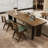 Nut-brown Rectangular Solid Wood writing desk-117663653