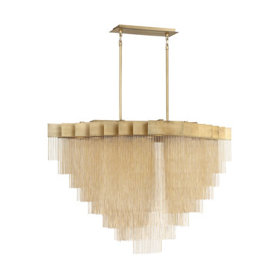 22 - Light Dimmable LED Square / Rectangle Chandelier