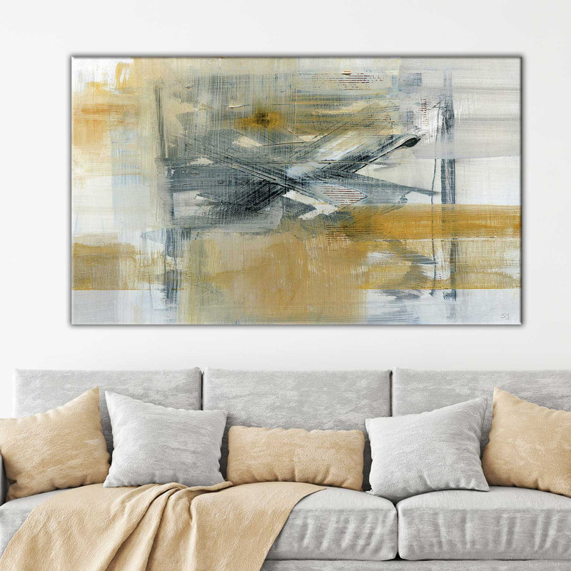 «Reflections I», reproduction de peinture acrylique sur toile, H 28 po x l 48 po x P 1,5 po