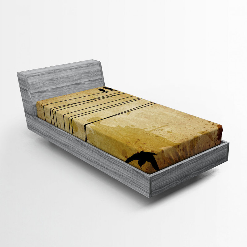 Drap-housse oiseaux, Drap-housse de taille simple