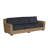 Saddleback 97'' Wide Premium All-Weather Wicker Patio Sofa with Cushions-46000902-46000942