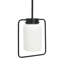 Plafonnier / plafonnier encastré convertible en métal et verre givré-462007107