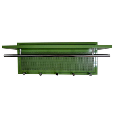 Versatile Wall Mounted Metal Powder Coating Hook Shelf For Space Optimization