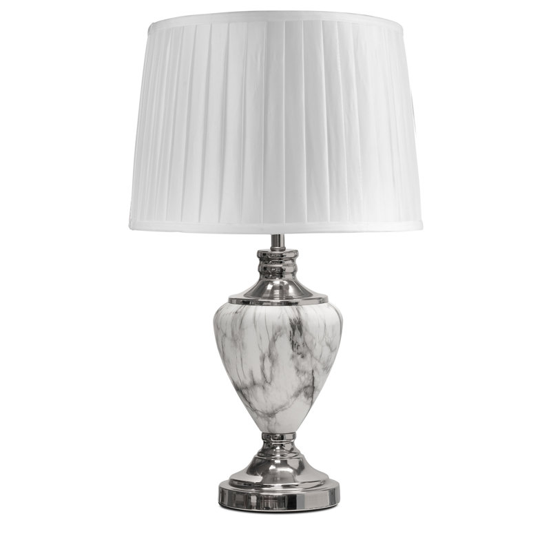 Waukomis 61cm Table Lamp, Silver