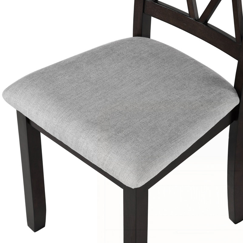 Ensemble de 2 chaises de salle à manger, Espresso