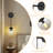 1-Light Dimmable Arm Mounted Wall Sconce-141670590