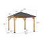 Cedar Wooden Gazebo PIRIN - 3.36m x 3.36m , Munnsville-142346908