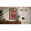 Octopus in Symmetry Boho - Framed Print-1831174539-1831174537