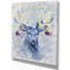 «Cute Deer with Bells», reproduction de peinture à l'huile sur toile tendue-29496478