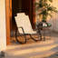 Siège relaxant, chaise berçante d'extérieur