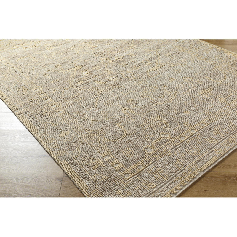 Kimberly Handmade Wool Oriental Area Rug, Rectangle 6' x 9'