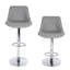 Brishen Swivel Upholstered Adjustable Height Counter Stool