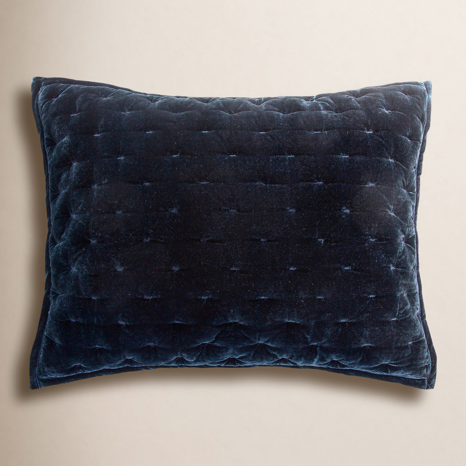 Stella Velvet Shams, Midnight Blue, King