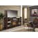 Dazya TV Stand for TVs up to 70" with Fireplace Included