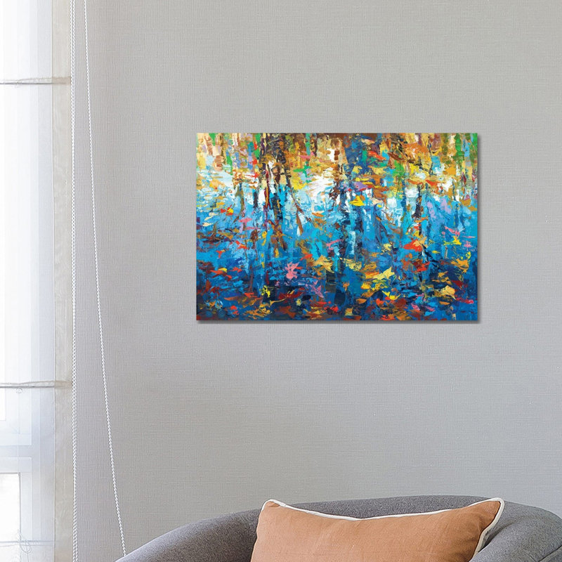 Reflections Of The Past by Leon Devenice - Painting on Canvas, 45.72cm H x 66.04cm W x 3.81cm D, Wrapped Canvas