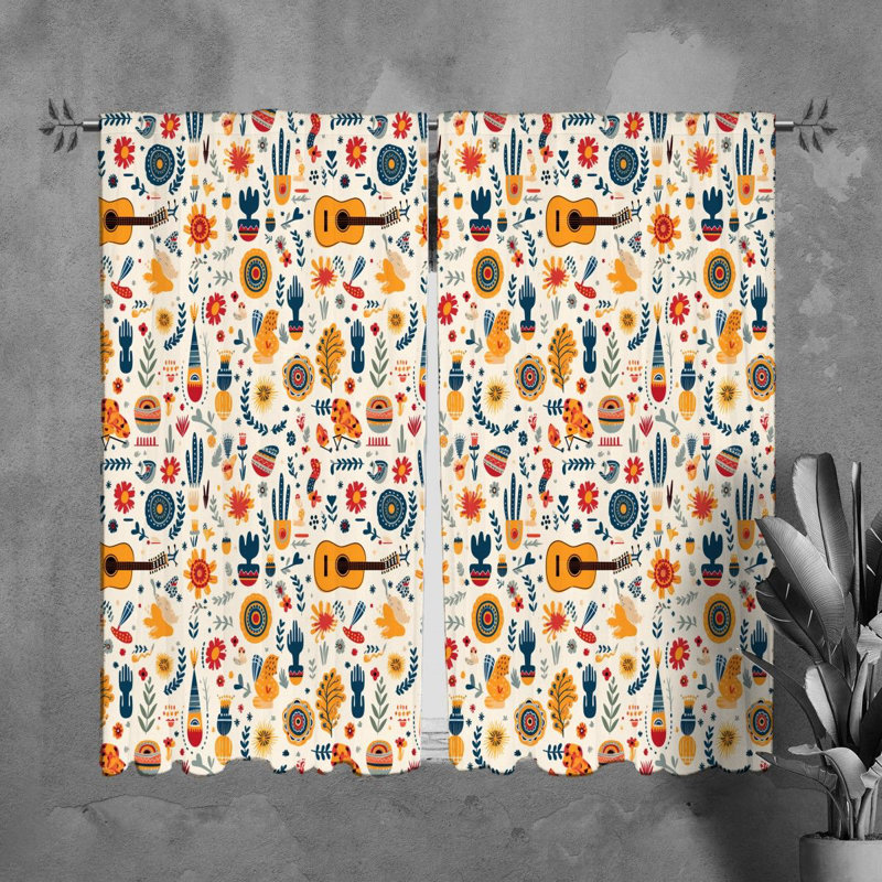 Paire de rideaux obscurcissant en polyester Yorker, L 40 po x L 61 po