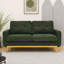 Causeuse capitonnée 67,7 po Mid-Century Modern-130916218