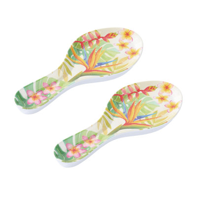 2-Piece Bird of Paradise Spoon Rest