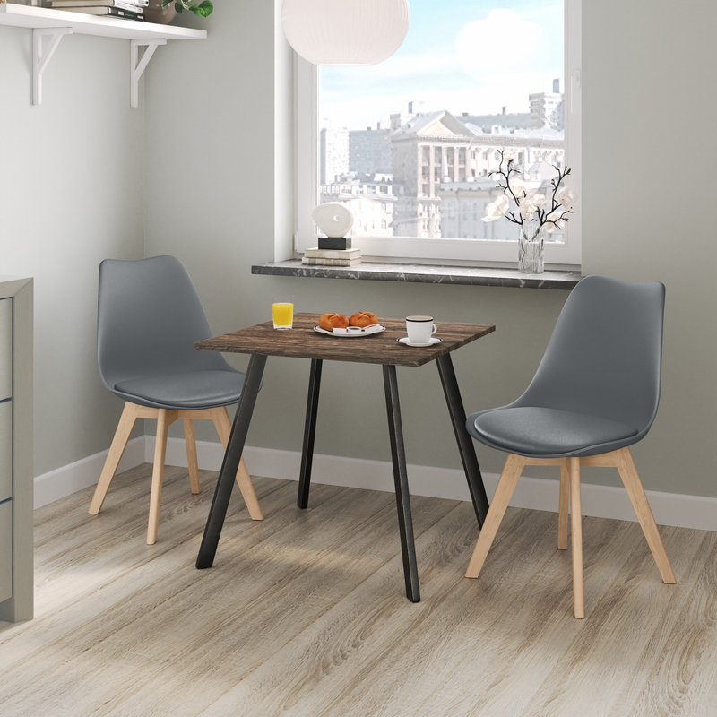 2 - Person Dining Set, Rustic Oak / Ocean