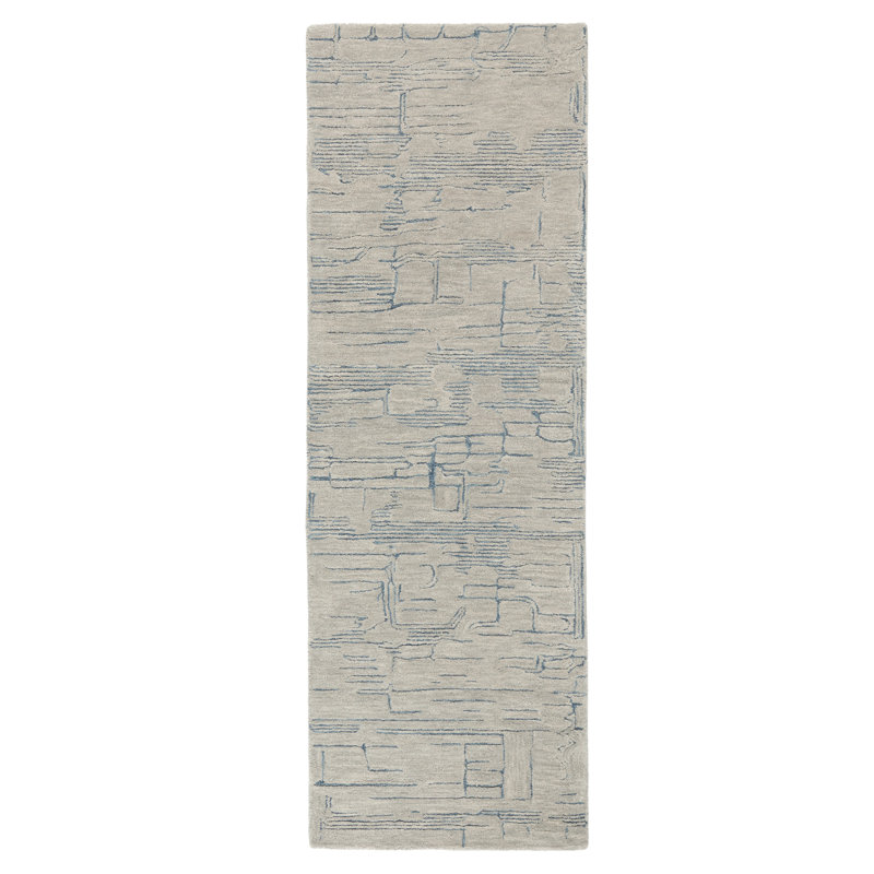 Tapis gris / bleu Town / Town, Tapis de couloir 2 pi 5 po x 7 po
