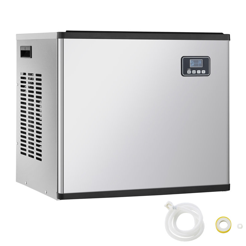 Commercial Ice Maker Machine - Head 400 lbs/Day Self-Cleaning Ice Machine, Modular Ice Cube Machine for Restaurant Hotel - Head Only