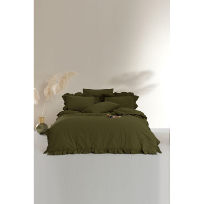 Ensemble de housse de couette 100% coton beige Rohrbach