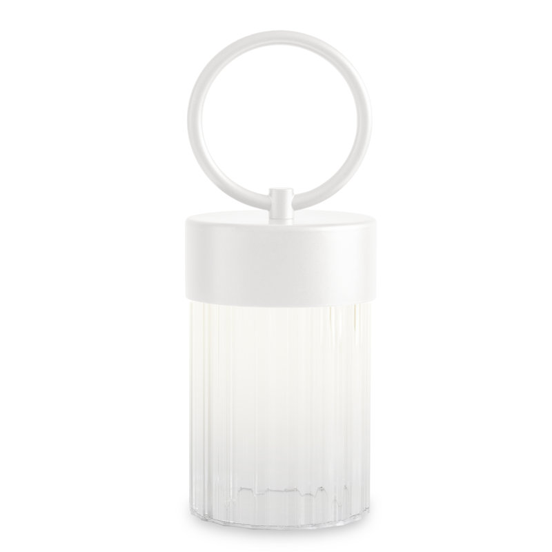 Claretta Battery Lamp, Matte White