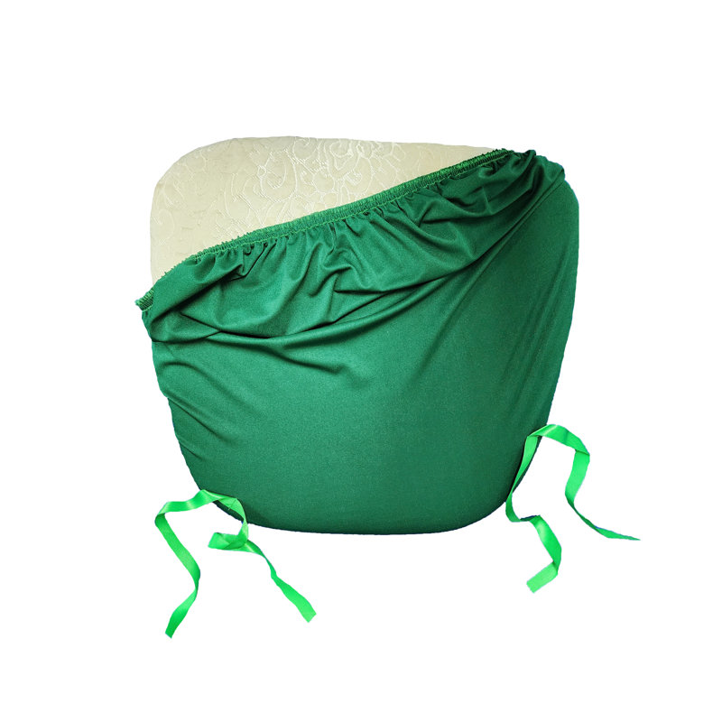 Housse de coussin de chaise, Vert émeraude