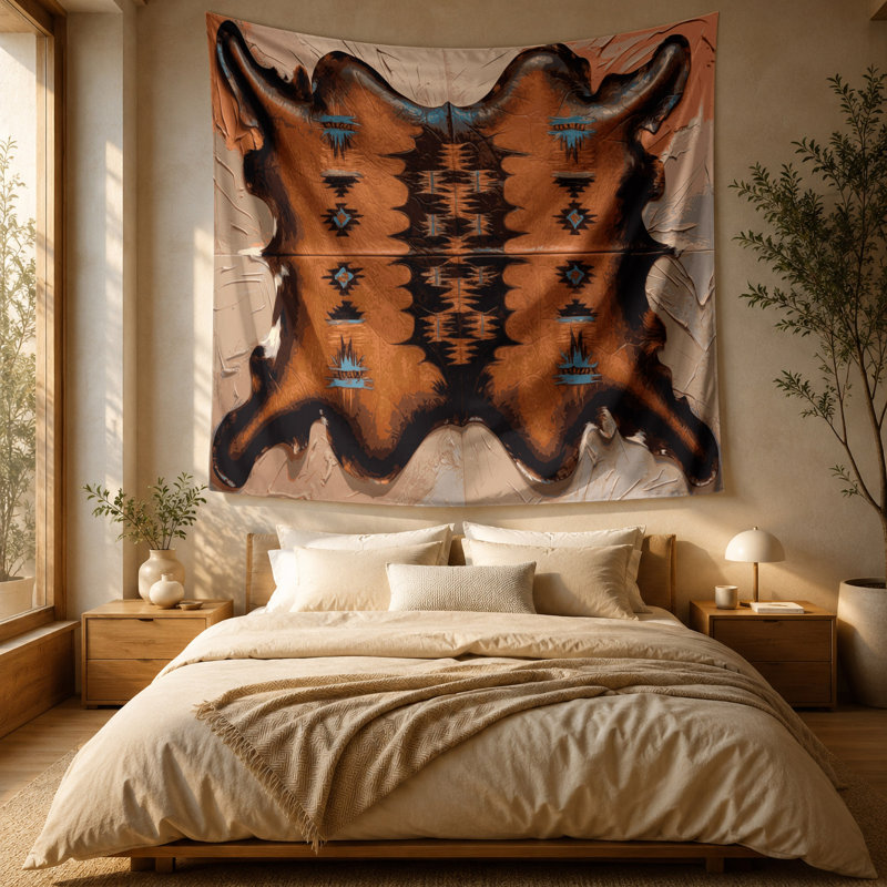 Tapisserie murale Southwestern, 88 po x 104 po