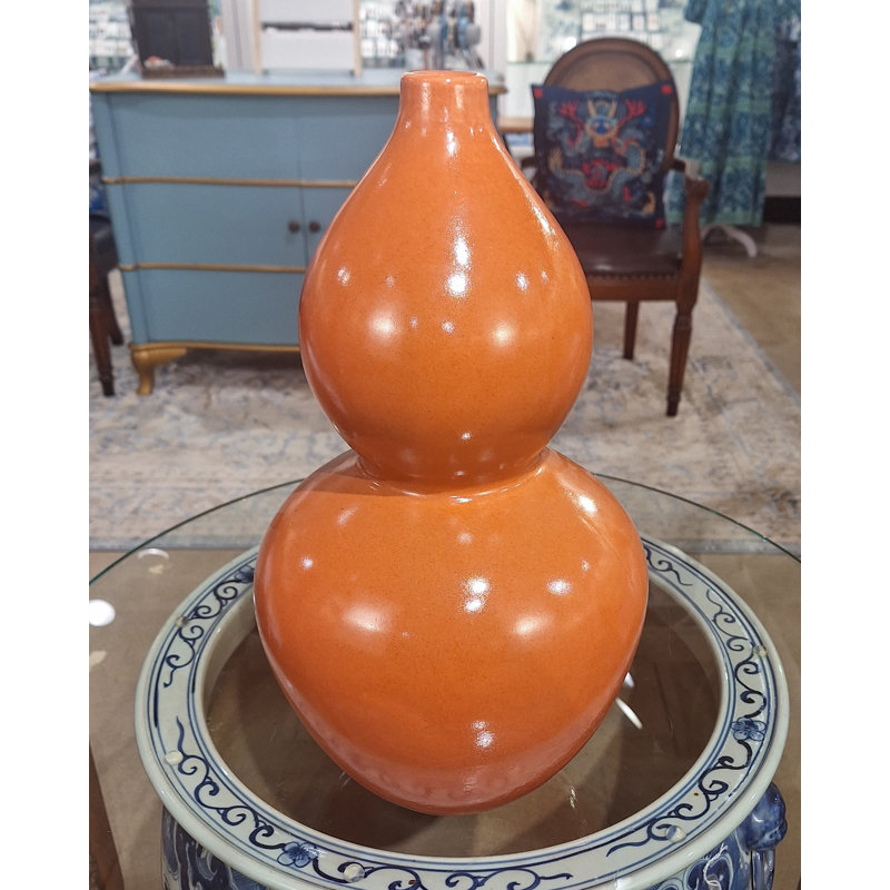 Porcelain Vase Orange