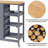 Solid Wood Top Kitchen Island-1308453991