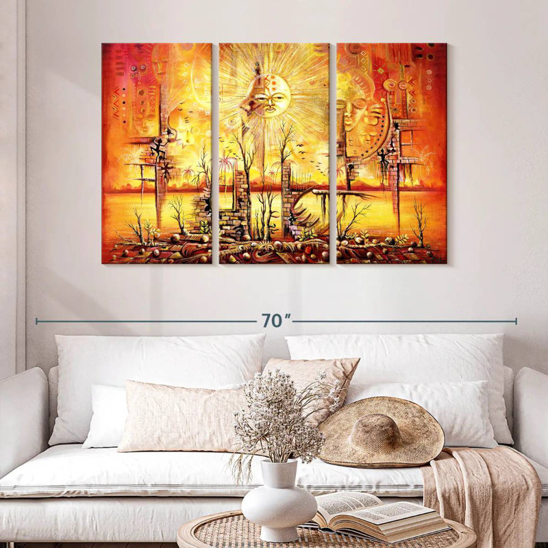 Kelan Sun Shine On My Mind, 32" H x 50" W
