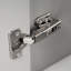 Meuble-lavabo 18,6 po, meuble-lavabo gris avec lavabo en céramique et tablette latérale, mobile-687230812